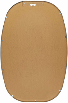 Kopparberg Metallic Silver Gold Frame Round Mirror