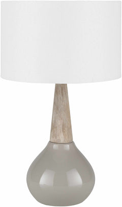 Hydesville Gray Ceramic Table Lamp - Clearance