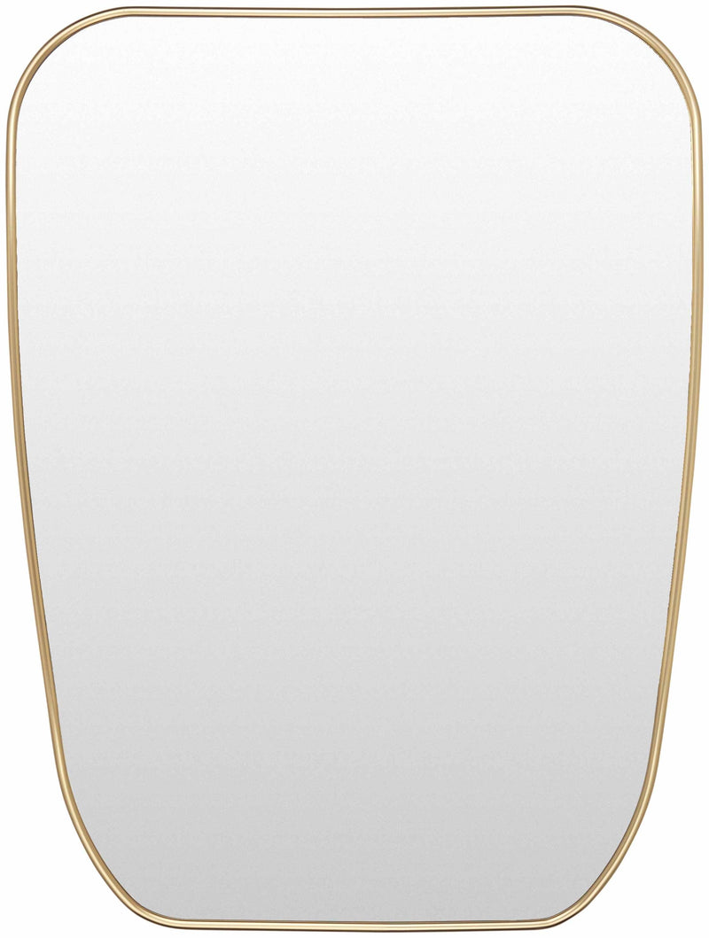Orbassano Gold Frame Round Mirror - Clearance