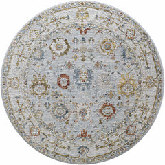 Luklukan Oushak Style Floral Rug