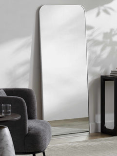 Lavezzola Metallic Silver Mirror - Clearance