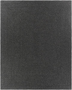 Black Braided Faux Jute Rug