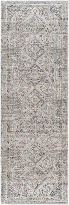 Barny Beige Flat Pile Washable Rug