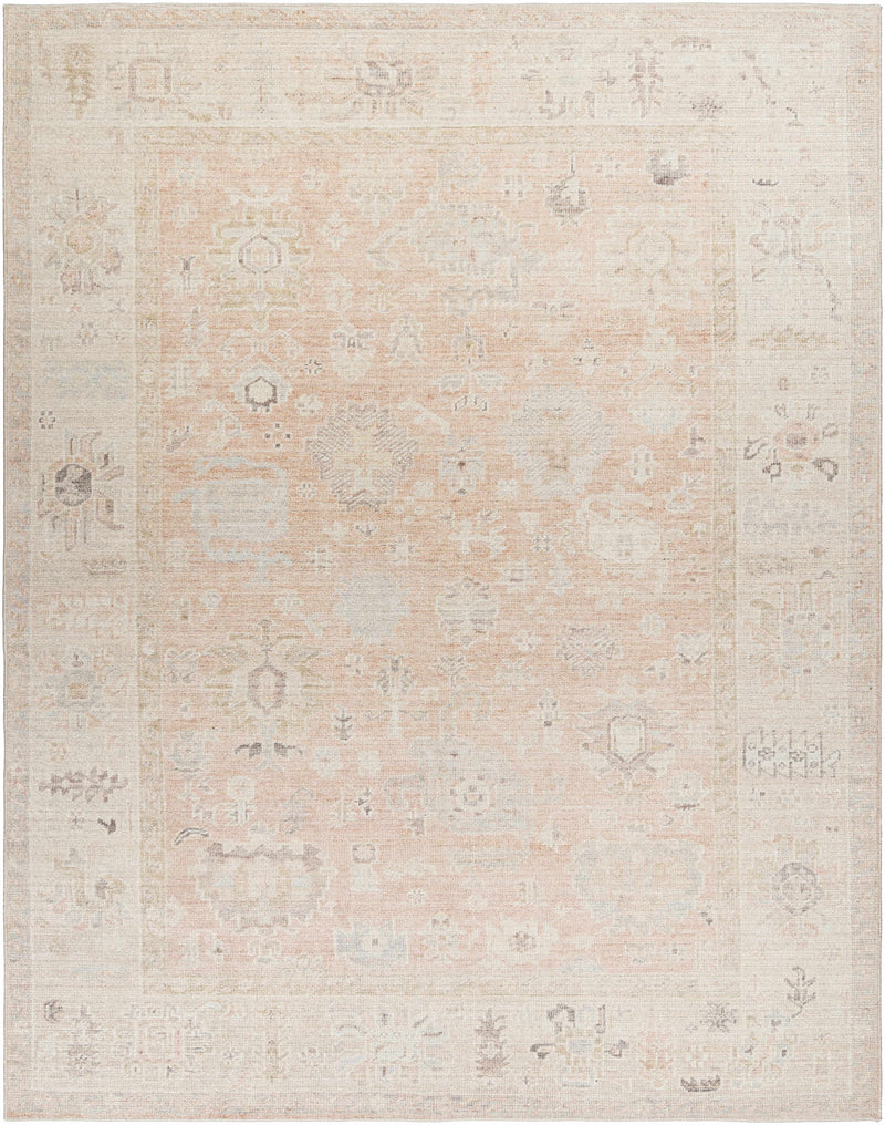 Marlene Damask Blush Area Rug - Becki Owens x Livabliss