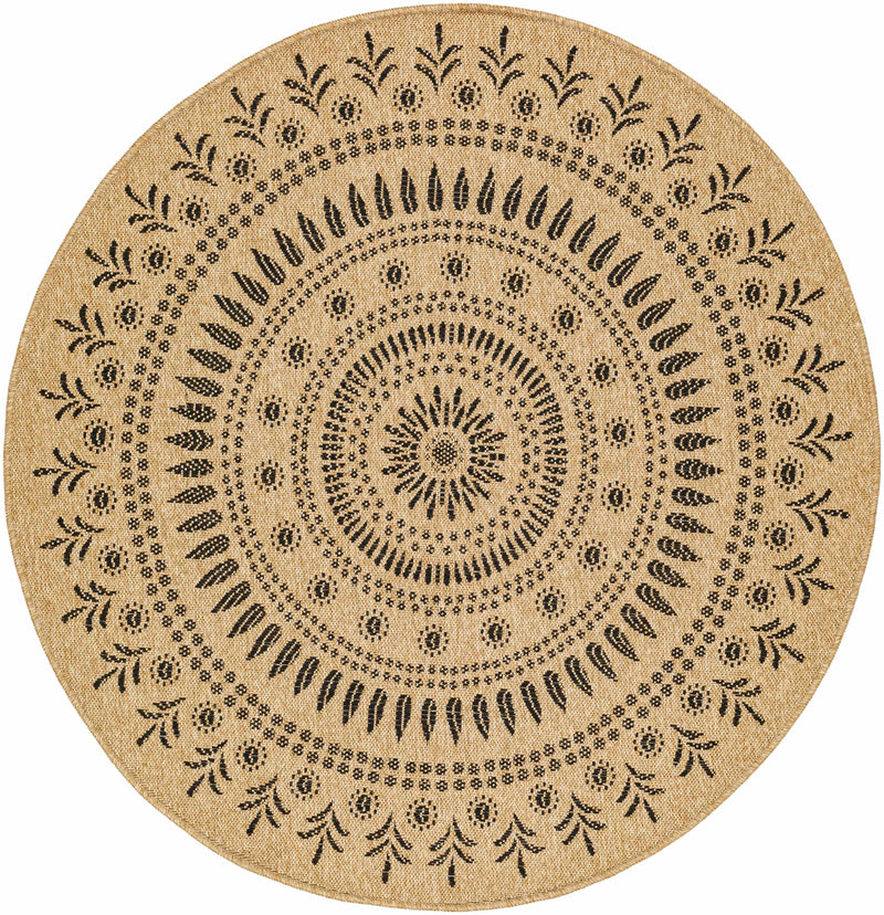 Beata Round Faux Jute Rug - Clearance