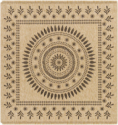 Beata Round Faux Jute Rug - Clearance