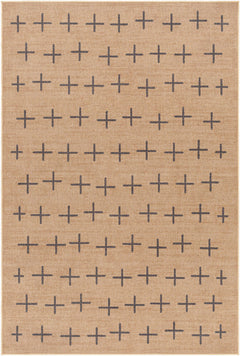 Haimi Black Washable Jutely Rug - Clearance