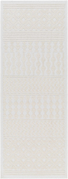 Drago White Washable Area Rug