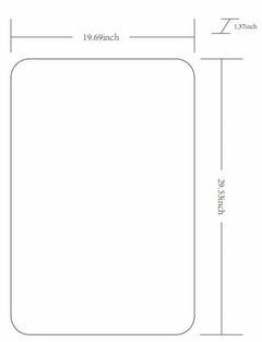 Sustinente Silver Gray Carved Mirror