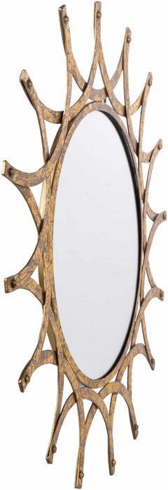 Vivi Gold Metal Mirror - Clearance